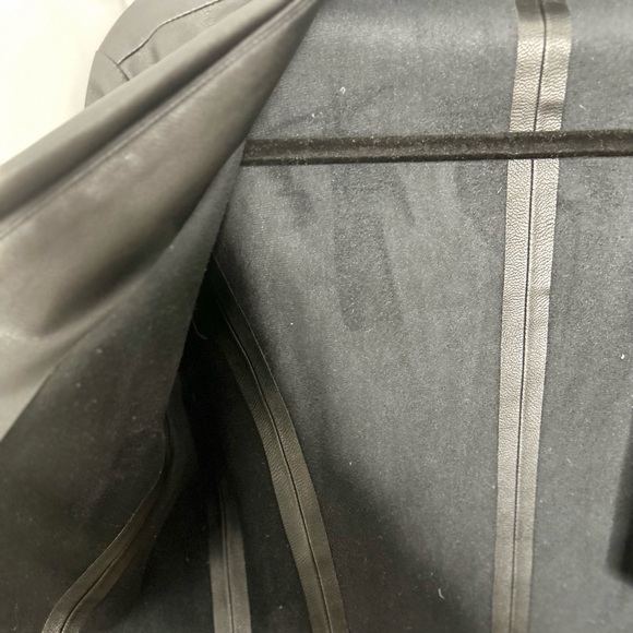 Zara Basics Waterfall Collared Vegan Leather Jacket - Picture 4 of 8